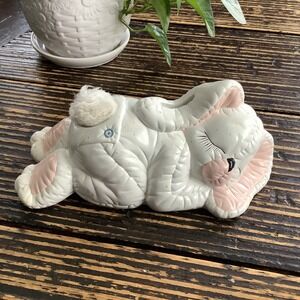 Vintage 60s Sleeping Bunny Easter Bank – Ceramic Piggy Collection